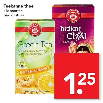 Aanbiedingen Teekanne thee - Teekanne - Geldig van 27/11/2016 tot 03/12/2016 bij Deen Supermarkten