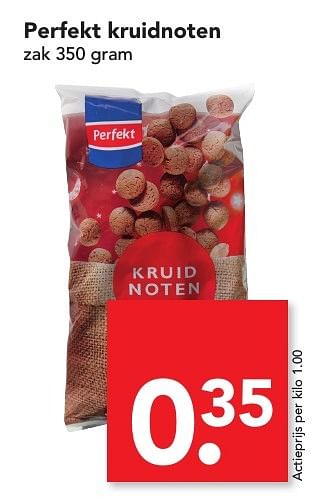 Aanbiedingen Perfekt kruidnoten - Perfekt - Geldig van 27/11/2016 tot 03/12/2016 bij Deen Supermarkten