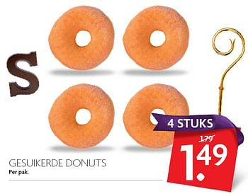 Aanbiedingen Gesuikerde donuts - Huismerk - Deka Markt - Geldig van 27/11/2016 tot 03/12/2016 bij Deka Markt
