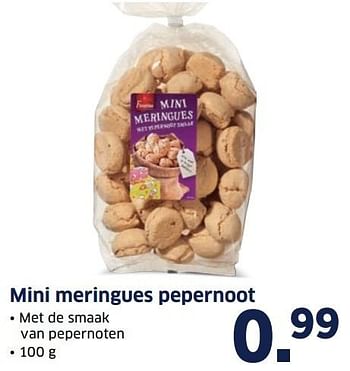 Aanbiedingen Mini meringues pepernoot - Favorina - Geldig van 28/11/2016 tot 04/12/2016 bij Lidl