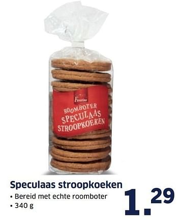 Aanbiedingen Speculaas stroopkoeken - Favorina - Geldig van 28/11/2016 tot 04/12/2016 bij Lidl