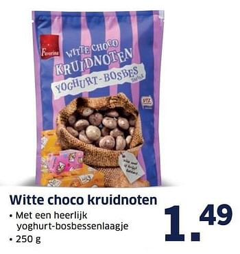 Aanbiedingen Witte choco kruidnoten - Favorina - Geldig van 28/11/2016 tot 04/12/2016 bij Lidl