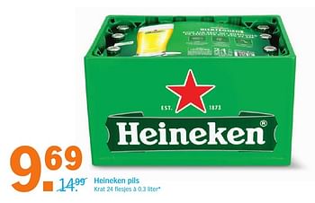Aanbiedingen Heineken pils - Heineken - Geldig van 27/11/2016 tot 04/12/2016 bij Albert Heijn