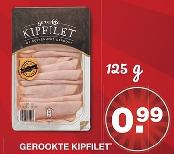 Aanbiedingen Gerookte kipfilet - Huismerk - Aldi - Geldig van 30/11/2016 tot 03/12/2016 bij Aldi