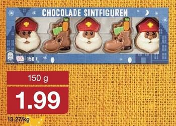 Aanbiedingen Chocolade sintfiguren - Huismerk - Aldi - Geldig van 30/11/2016 tot 03/12/2016 bij Aldi