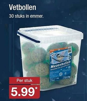 Aanbiedingen Vetbollen - Huismerk - Aldi - Geldig van 30/11/2016 tot 03/12/2016 bij Aldi