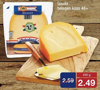 Aanbiedingen Gouda belegen kaas 48+ - MOLENLAND - Geldig van 30/11/2016 tot 03/12/2016 bij Aldi