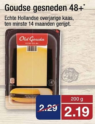 Aanbiedingen Goudse gesneden 48+ - Huismerk - Aldi - Geldig van 30/11/2016 tot 03/12/2016 bij Aldi