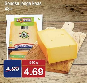 Aanbiedingen Goudse jonge kaas 48+ - MOLENLAND - Geldig van 30/11/2016 tot 03/12/2016 bij Aldi