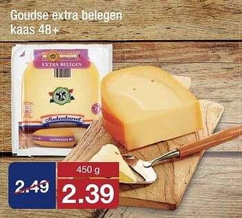 Aanbiedingen Goudse extra belegen kaas 48+ - MOLENLAND - Geldig van 30/11/2016 tot 03/12/2016 bij Aldi