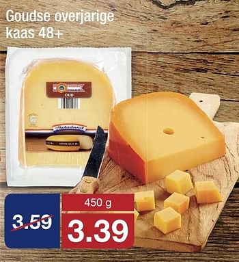 Aanbiedingen Goudse overjarige kaas 48+ - MOLENLAND - Geldig van 30/11/2016 tot 03/12/2016 bij Aldi