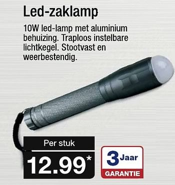 Aanbiedingen Led-zaklamp - Huismerk - Aldi - Geldig van 30/11/2016 tot 03/12/2016 bij Aldi