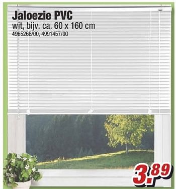 Aanbiedingen Jaloezie pvc - Huismerk - Poco - Geldig van 28/11/2016 tot 04/12/2016 bij Poco