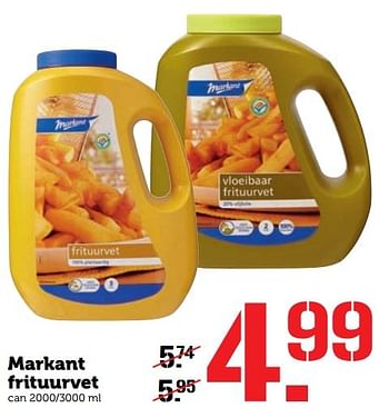 Aanbiedingen Markant frituurvet - Markant - Geldig van 28/11/2016 tot 04/12/2016 bij Coop
