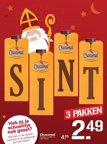 Aanbiedingen Chocomel - Chocomel - Geldig van 28/11/2016 tot 04/12/2016 bij Coop