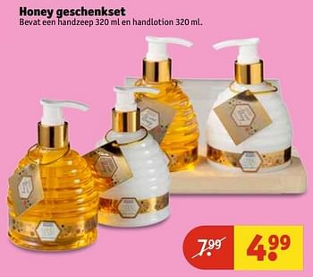 Aanbiedingen Honey geschenkset - Honey - Geldig van 29/11/2016 tot 04/12/2016 bij Kruidvat