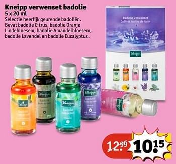 Aanbiedingen Kneipp verwenset badolie - Kneipp - Geldig van 29/11/2016 tot 04/12/2016 bij Kruidvat