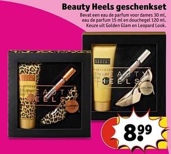 Aanbiedingen Beauty heels geschenkset - Beauty Heels - Geldig van 29/11/2016 tot 04/12/2016 bij Kruidvat