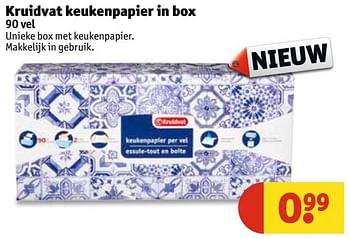 Aanbiedingen Kruidvat keukenpapier in box - Huismerk - Kruidvat - Geldig van 29/11/2016 tot 04/12/2016 bij Kruidvat