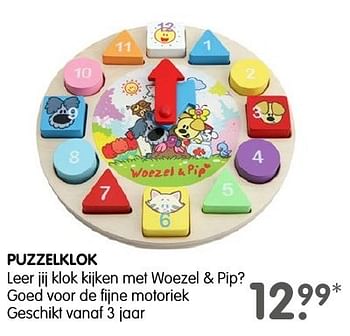 Aanbiedingen Puzzelklok - Huismerk - Prenatal - Geldig van 28/11/2016 tot 05/12/2016 bij Prenatal