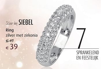 Aanbiedingen Ring - Huismerk - Siebel Juweliers - Geldig van 27/11/2016 tot 24/12/2016 bij Siebel Juweliers