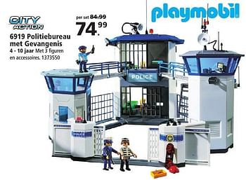 Aanbiedingen City action politiebureau met gevangenis - Playmobil - Geldig van 26/11/2016 tot 11/12/2016 bij Intertoys