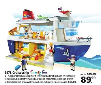 Aanbiedingen Cruiseschip family fun - Playmobil - Geldig van 26/11/2016 tot 11/12/2016 bij Intertoys