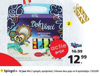 Aanbiedingen Spiegel - Play-Doh - Geldig van 26/11/2016 tot 11/12/2016 bij Intertoys