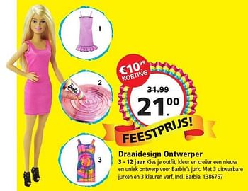 Aanbiedingen Draaidesign ontwerper - Mattel - Geldig van 26/11/2016 tot 11/12/2016 bij Intertoys