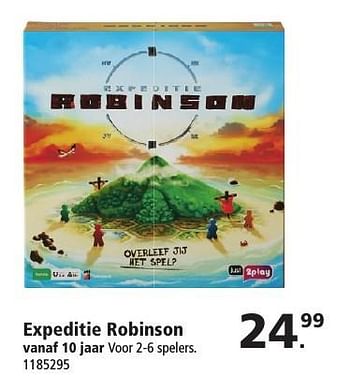 Aanbiedingen Expeditie robinson - Just Games - Geldig van 26/11/2016 tot 11/12/2016 bij Intertoys