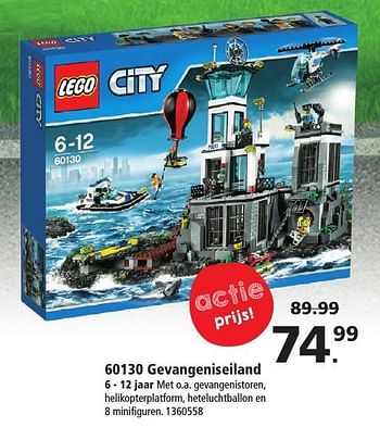 Aanbiedingen Gevangeniseiland - Lego - Geldig van 26/11/2016 tot 11/12/2016 bij Intertoys