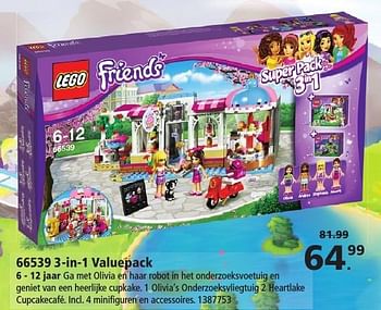 Aanbiedingen 3-in-1 valuepack - Lego - Geldig van 26/11/2016 tot 11/12/2016 bij Intertoys