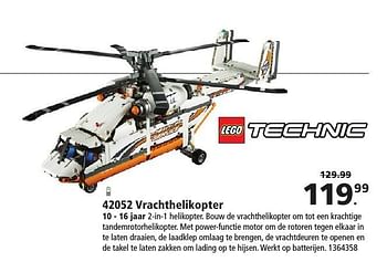 Aanbiedingen Vrachthelikopter - Lego - Geldig van 26/11/2016 tot 11/12/2016 bij Intertoys