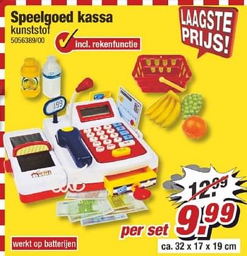 Aanbiedingen Speelgoed kassa - Huismerk - Poco - Geldig van 28/11/2016 tot 04/12/2016 bij Poco