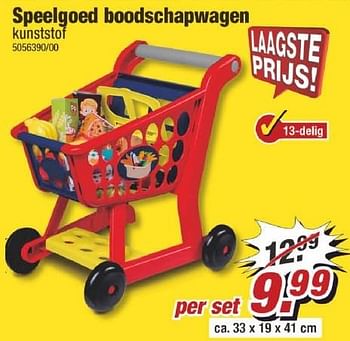 Aanbiedingen Speelgoed boodschapwagen - Huismerk - Poco - Geldig van 28/11/2016 tot 04/12/2016 bij Poco