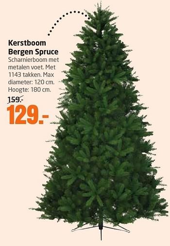 Aanbiedingen Kerstboom bergen spruce - Huismerk - Formido - Geldig van 27/11/2016 tot 11/12/2016 bij Formido