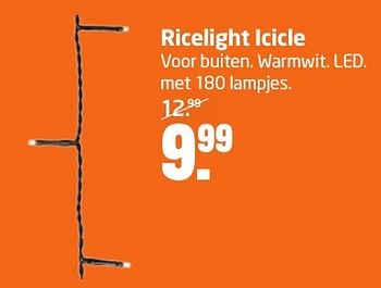 Aanbiedingen Ricelight icicle - Huismerk - Formido - Geldig van 27/11/2016 tot 11/12/2016 bij Formido