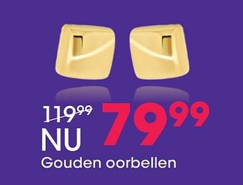 Aanbiedingen Gouden oorbellen - Huismerk - Lucardi - Geldig van 05/12/2016 tot 31/12/2016 bij Lucardi