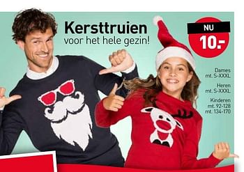 Aanbiedingen Kersttruien - Huismerk - Scapino - Geldig van 28/11/2016 tot 11/12/2016 bij Scapino
