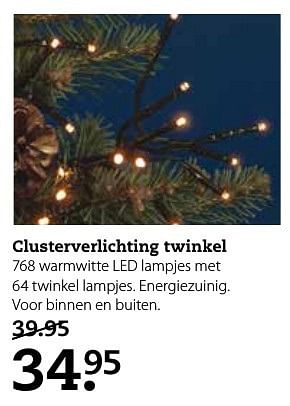 Aanbiedingen Clusterverlichting twinkel - Huismerk- Boerenbond - Geldig van 28/11/2016 tot 11/12/2016 bij Boerenbond