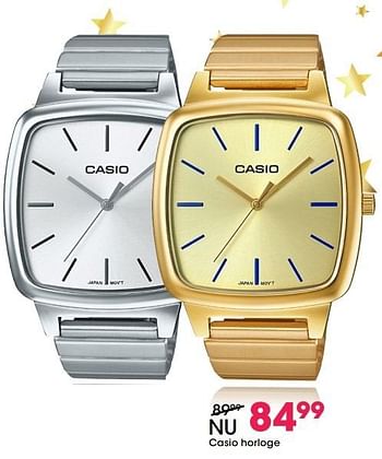 Aanbiedingen Casio horloge - Casio - Geldig van 05/12/2016 tot 31/12/2016 bij Lucardi