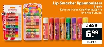 Aanbiedingen Lip smacker lippenbalsem - Lipsmackers - Geldig van 29/11/2016 tot 04/12/2016 bij Trekpleister