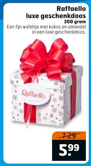 Aanbiedingen Raffaello luxe geschenkdoos - Raffaello - Geldig van 29/11/2016 tot 04/12/2016 bij Trekpleister