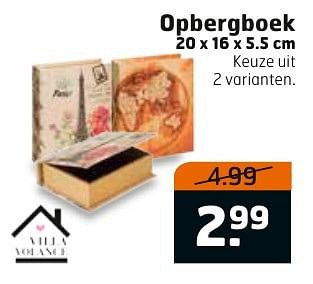 Aanbiedingen Opbergboek - Huismerk - Trekpleister - Geldig van 29/11/2016 tot 04/12/2016 bij Trekpleister