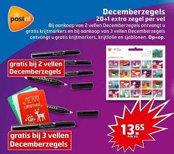Aanbiedingen Decemberzegels 20+1 extra zegel per vel - Huismerk - Trekpleister - Geldig van 29/11/2016 tot 04/12/2016 bij Trekpleister