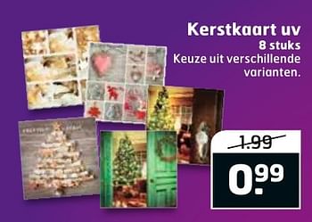 Aanbiedingen Kerstkaart uv - Huismerk - Trekpleister - Geldig van 29/11/2016 tot 04/12/2016 bij Trekpleister