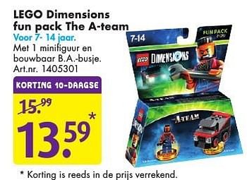 Aanbiedingen Lego dimensions fun pack the a-team - Lego - Geldig van 29/11/2016 tot 11/12/2016 bij Bart Smit