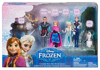 Aanbiedingen Frozen geschenkset met 6 figuren - Merkloos - Geldig van 02/01/2017 tot 15/01/2017 bij ToyChamp