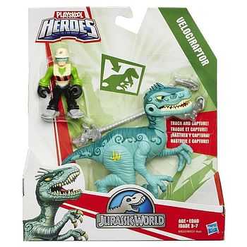 Aanbiedingen Jurassic World Tracker Dino met figuur - Merkloos - Geldig van 22/10/2016 tot 07/12/2016 bij ToyChamp