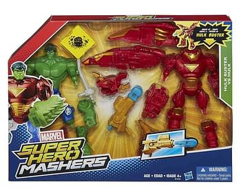 Aanbiedingen Super Hero Mashers Hulk Buster VS Hulk - Merkloos - Geldig van 22/10/2016 tot 07/12/2016 bij ToyChamp